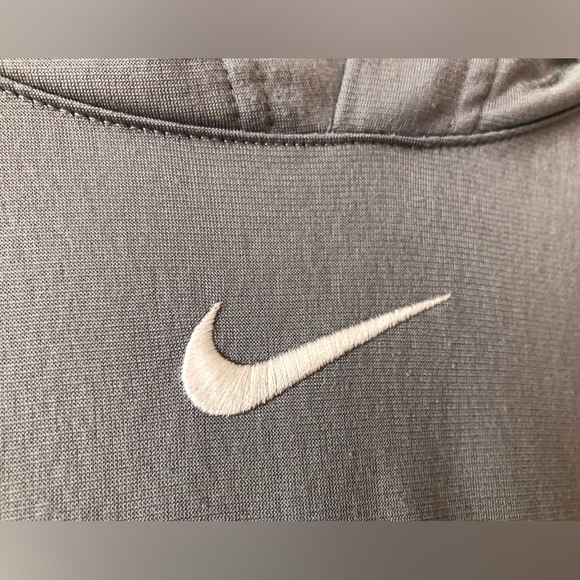 Vintage Y2K Nike centre swoosh hoodie center Hoops sweater sweatshirt - Picture 3 of 16